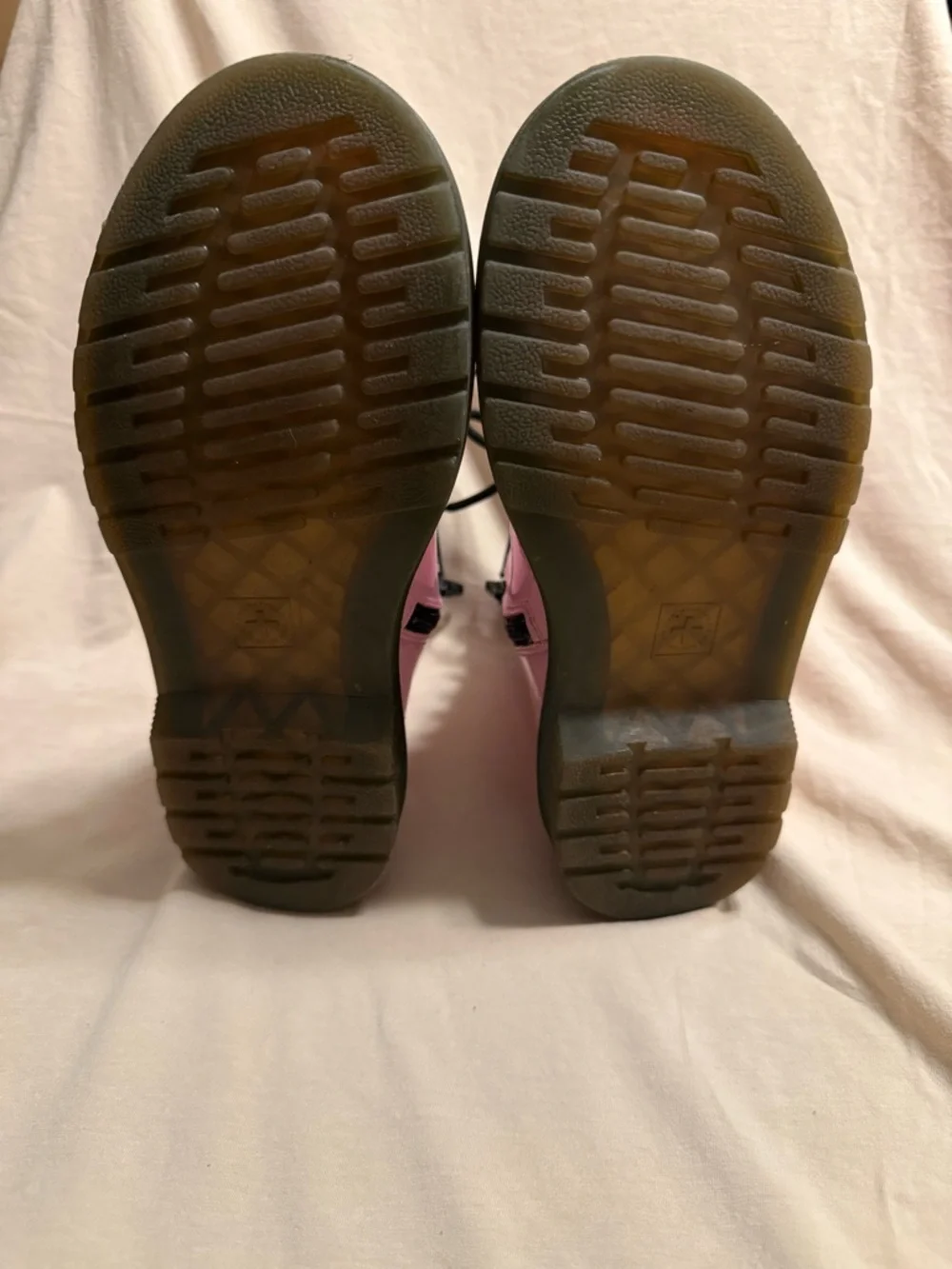 Dr. Martens Girls Pink Combat Boots Size 2